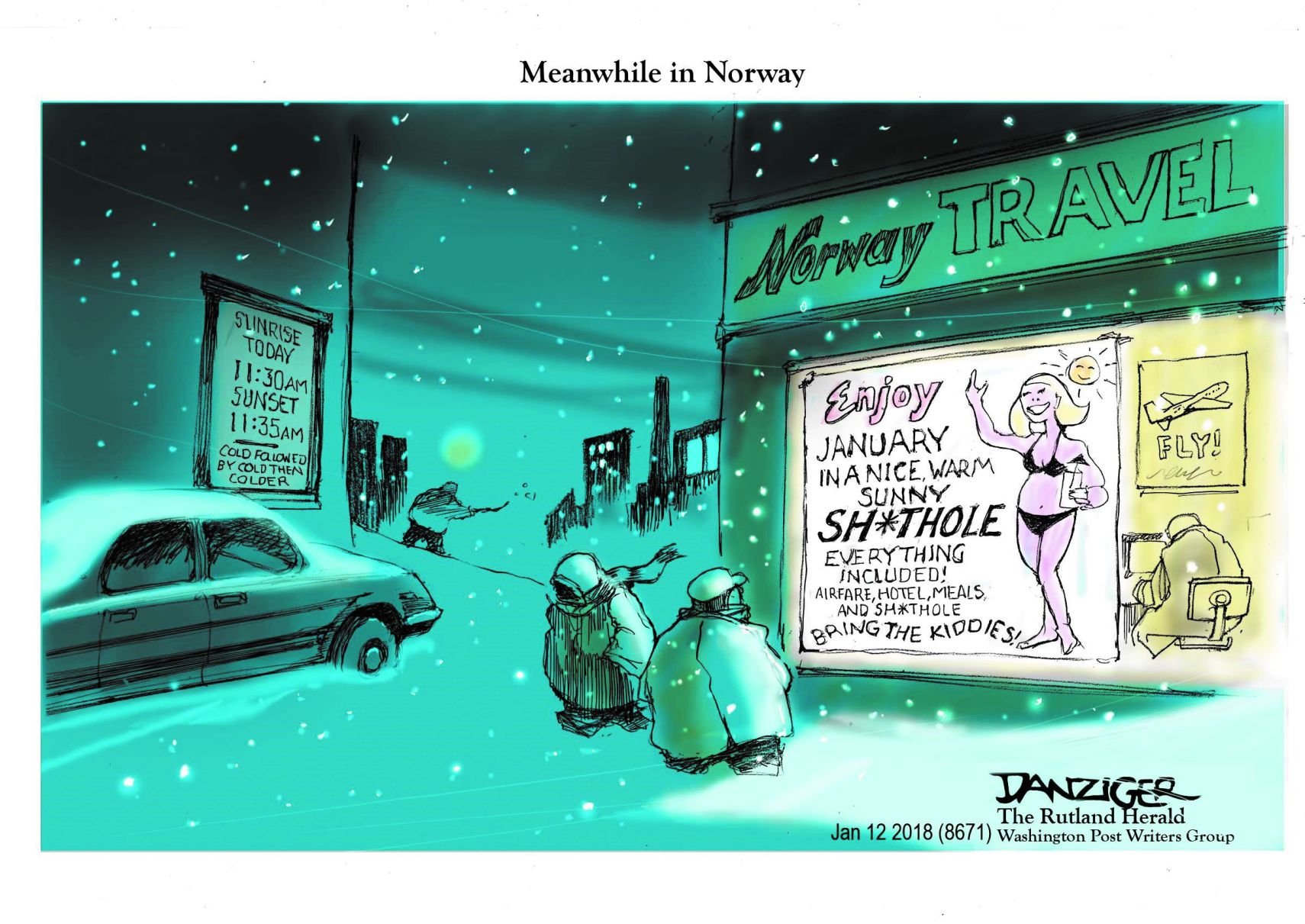 Jeff Danziger cartoon